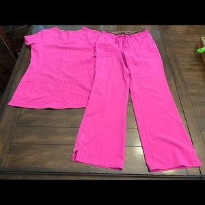 HeartSoul Pink Scrub Set